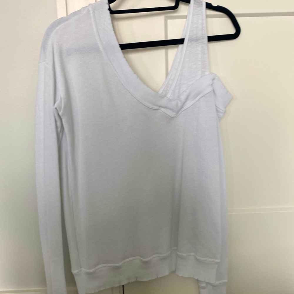 White sweatshirt